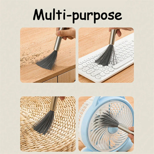 2pcs Multi-Functional Cleaning Brush Steel Handle Cleaning Brush