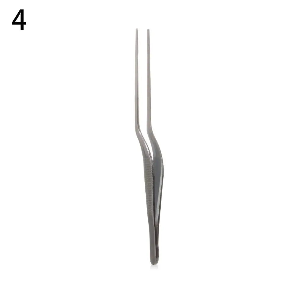 Tongs Utensils Bbq Tweezer Food Clip Stainless Steel