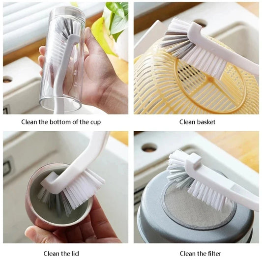 360 Degree Clean Narrow Brush Long Handle Fish