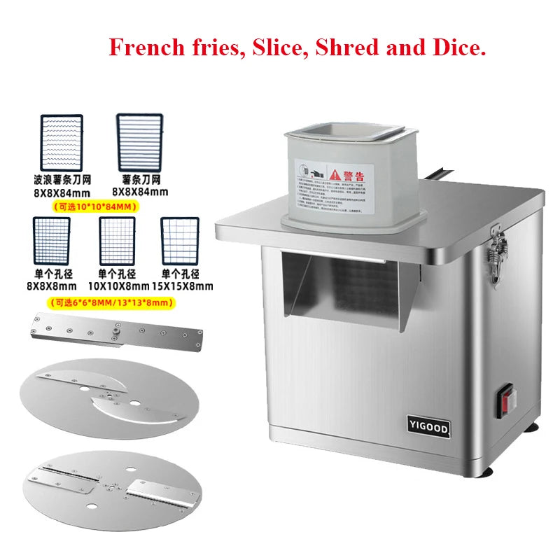 Spike Potato Machine Commercial Full Automatic Wave French