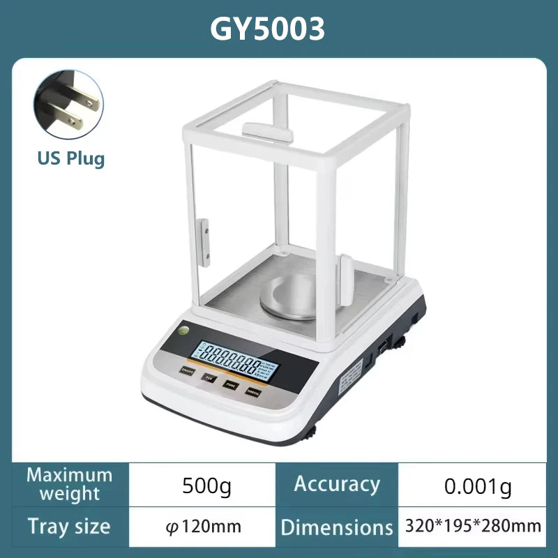 001g 500g Analytical Lab Balance Digital Scale Precision
