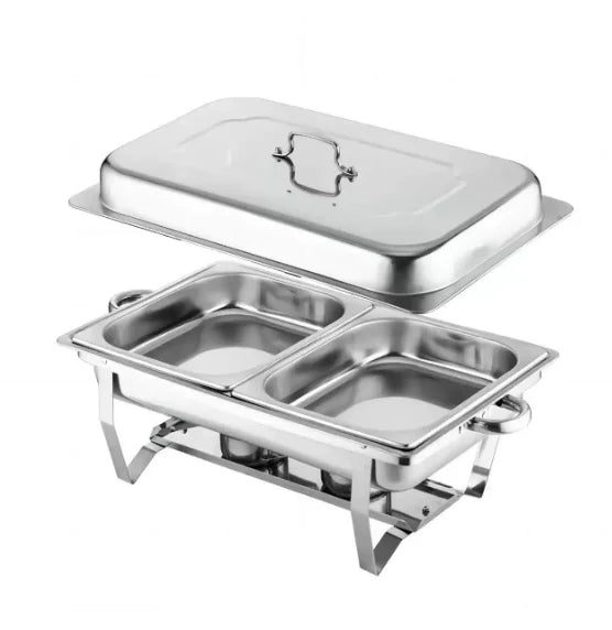 Stainless Steel Dining Stove Foldable Flip Cover Rectangular