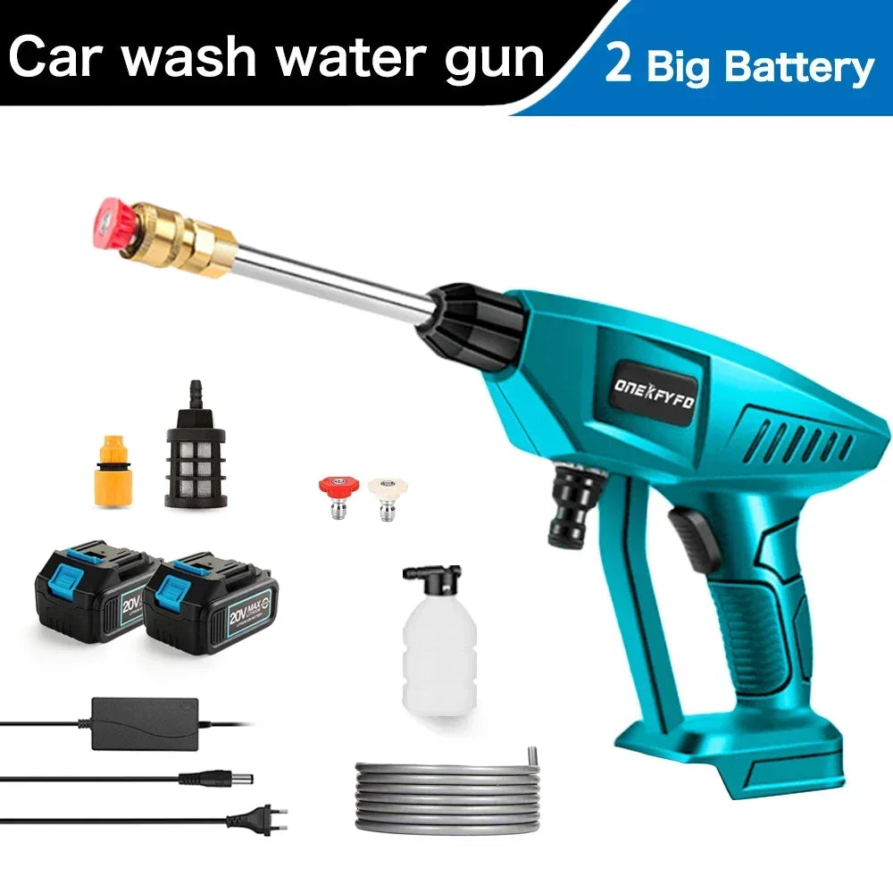 30bar Cordless High Pressure Cleaner Washer Spray Water