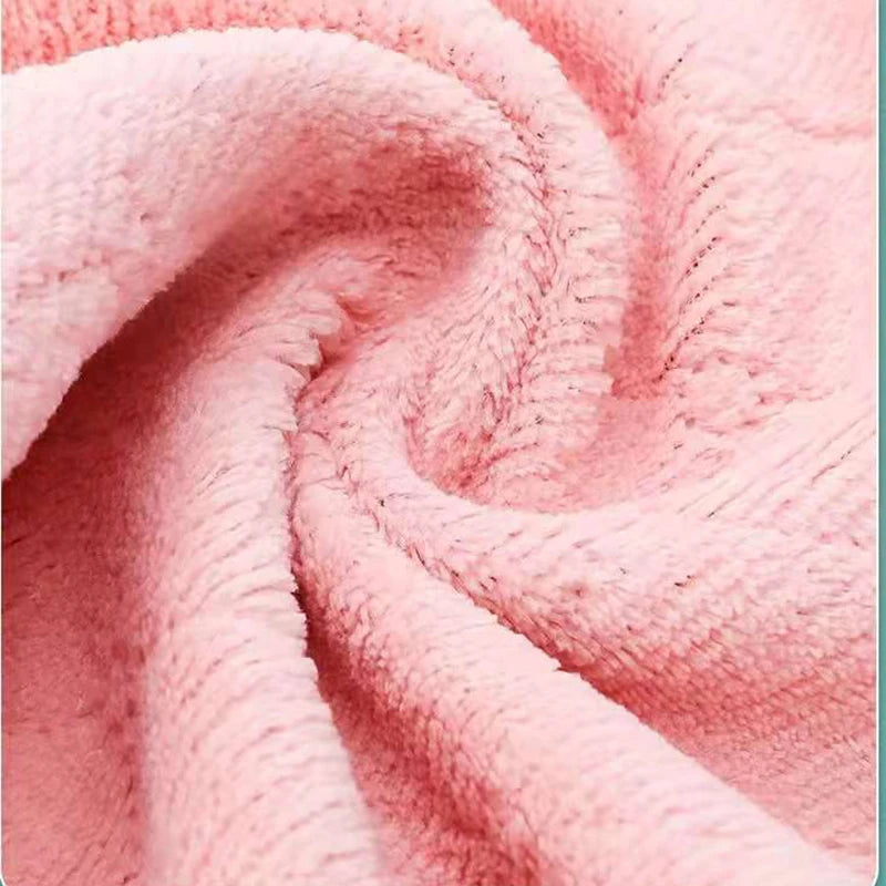 Dish Cleaning Cloths Velvet Dishcloths High Absorbent Tableware