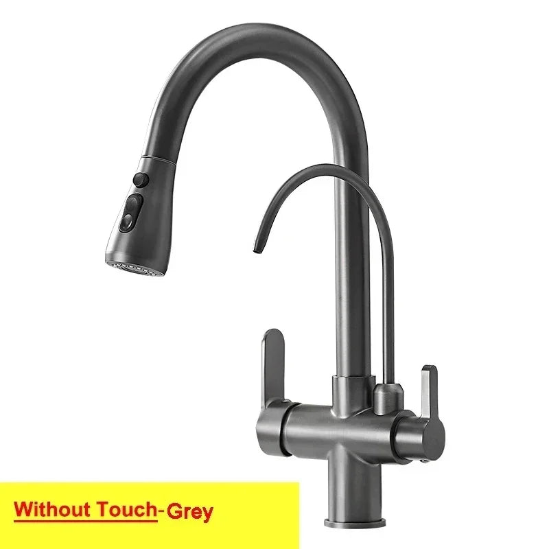 Ways Touch On Filter Faucets Of Pull Down