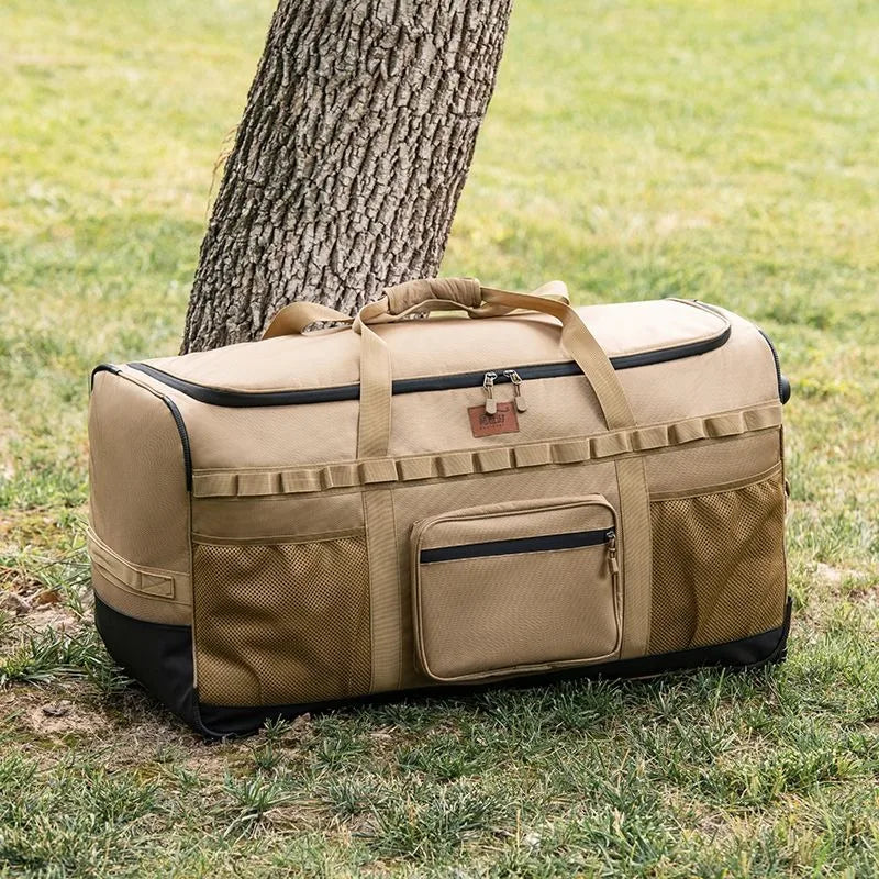130l Wheeled Duffel Bag Waterproof Rolling Storage Bag