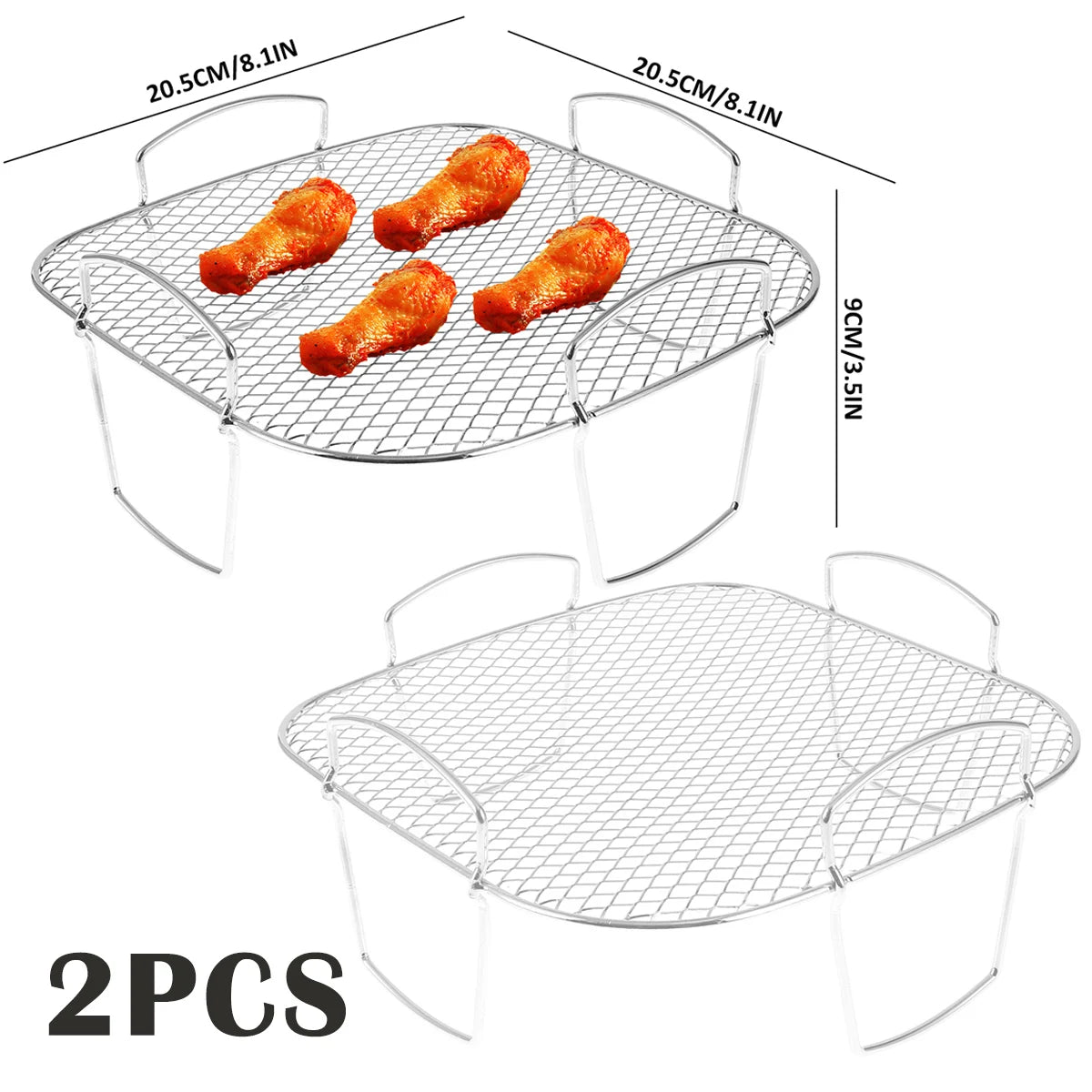 Roasting Rack 1/2 Compatible Airfryer Dehydrator Steamer Roasting