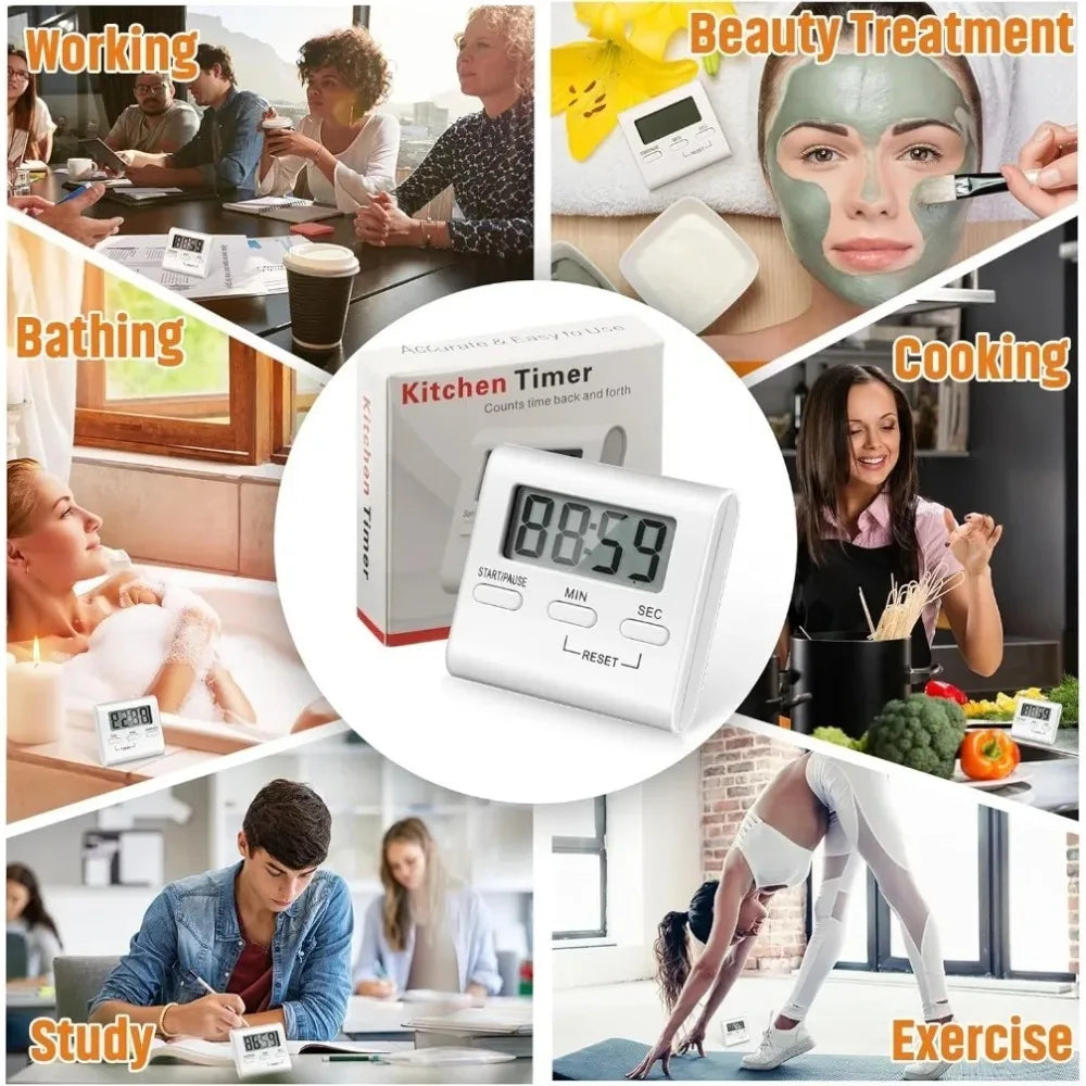 Reminder Magnetic Digital Timer Cooking Timer Back Stand