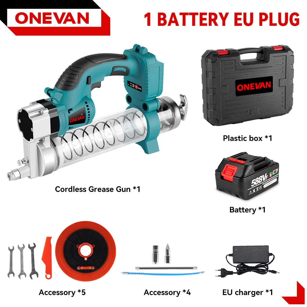 Onevan 69mpa 10000psl Electric Grease Gun Oil Injector