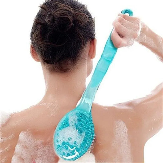 1pc Long Handle Bath Brush Soft Hair Bath