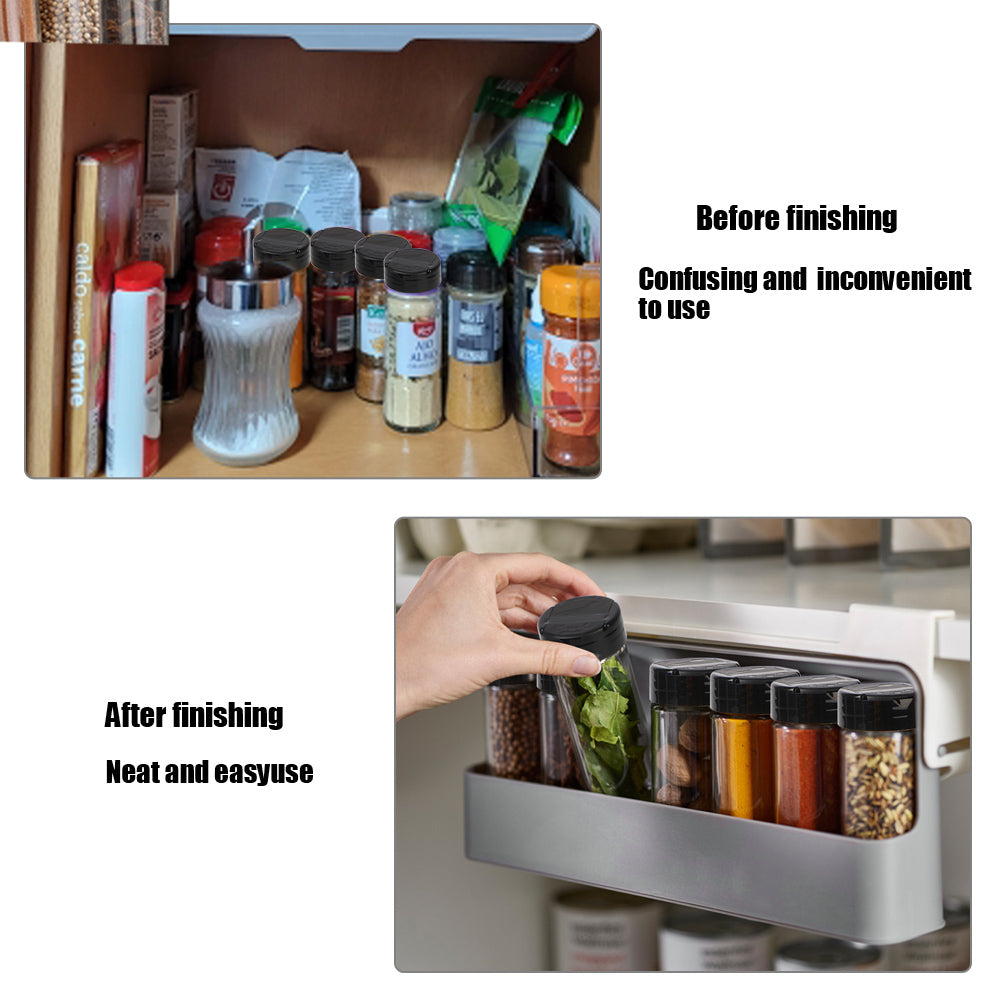 Spice Bottle Storage Rack Supplies Storage Under Desk