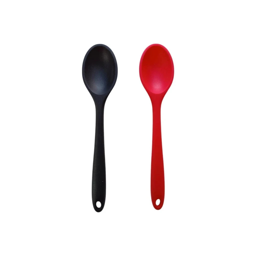 Black Silicone Spoons Cable Silicone Utensils Items