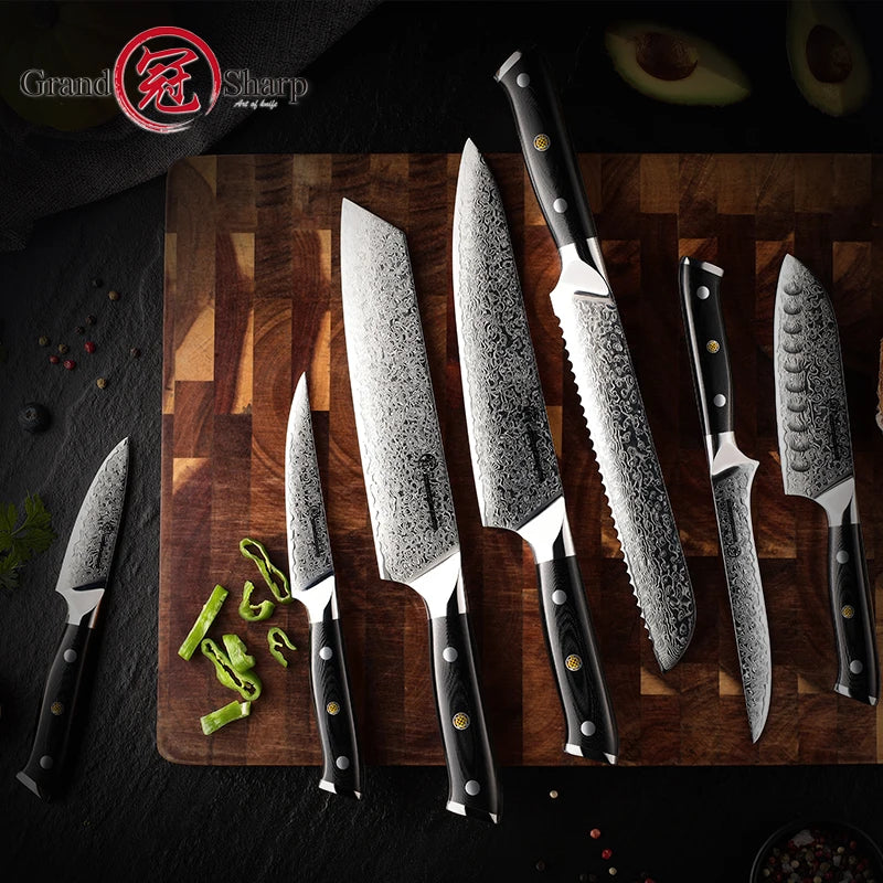 Damascus Chef Knife Japanese Damascus Steel Japanese Kiritsuke