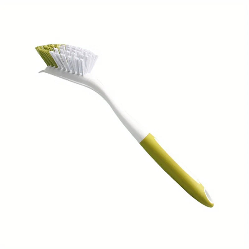 1pc Dish Brush With Handle Kitchen Scrub Brushes For Cleaning Dish Scrubber With Stiff Bristles For Sink Pots Pans