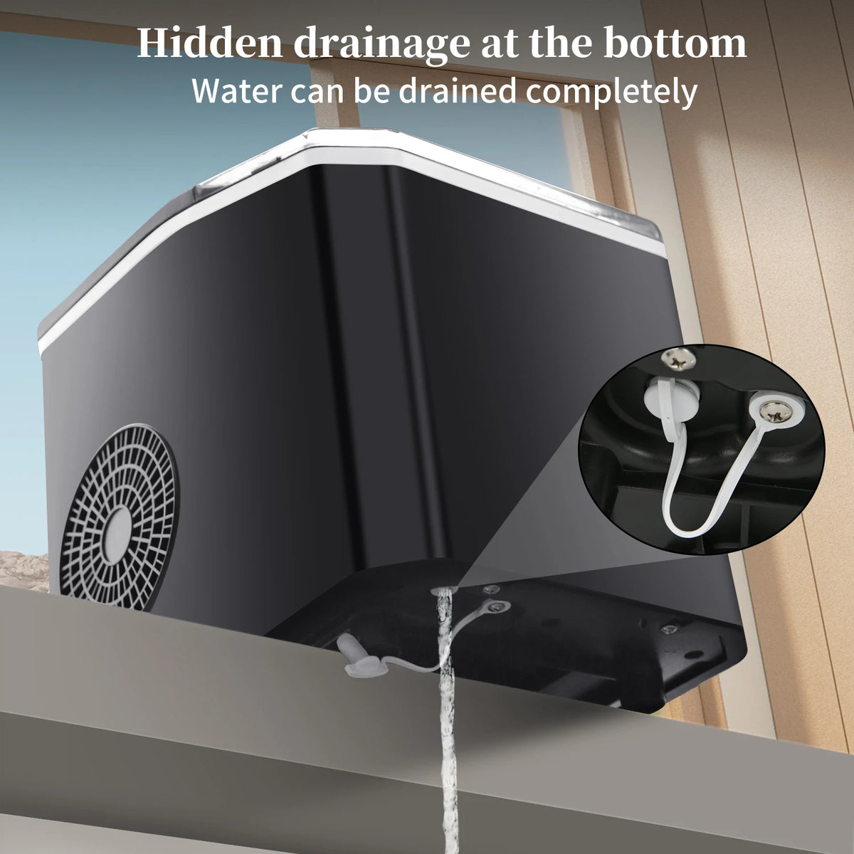 Automatic Ice Maker Mini Ice Machine Led Control
