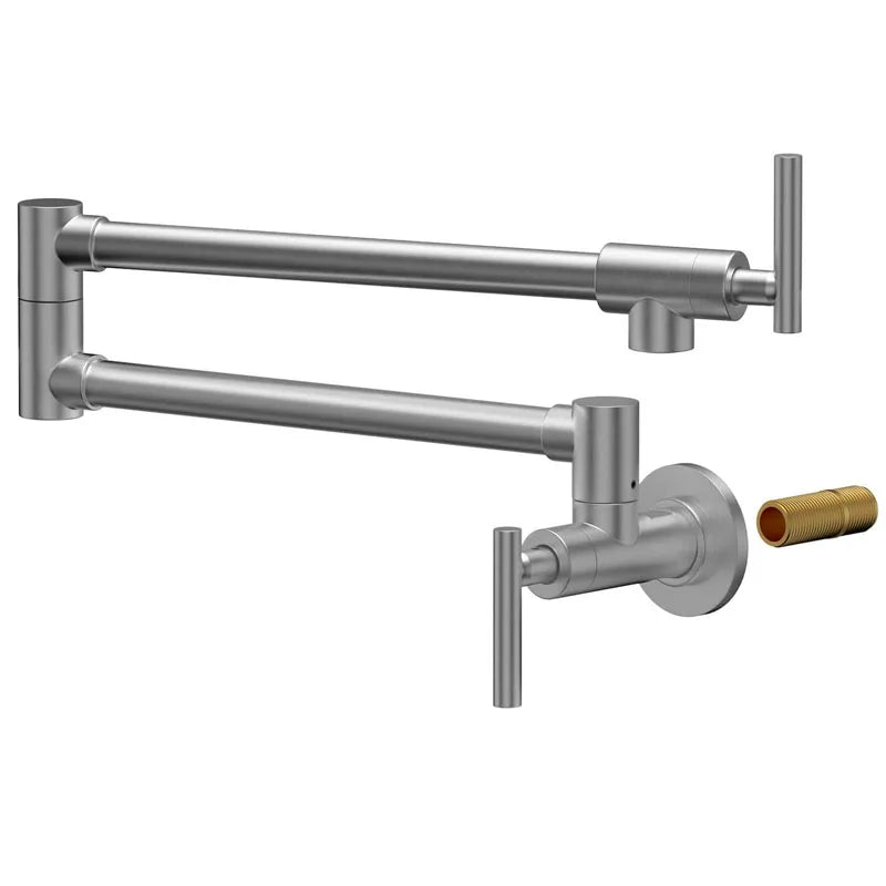 Pot Filler Faucet Wall Mount Stove Faucet Brass