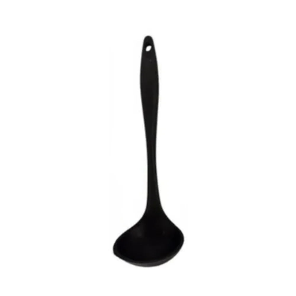 Black Silicone Spoons Cable Silicone Utensils Items