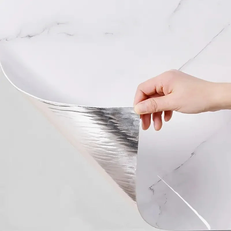 Self Adhesive Marble Wallpaper Pvc Waterproof Stain Resistant