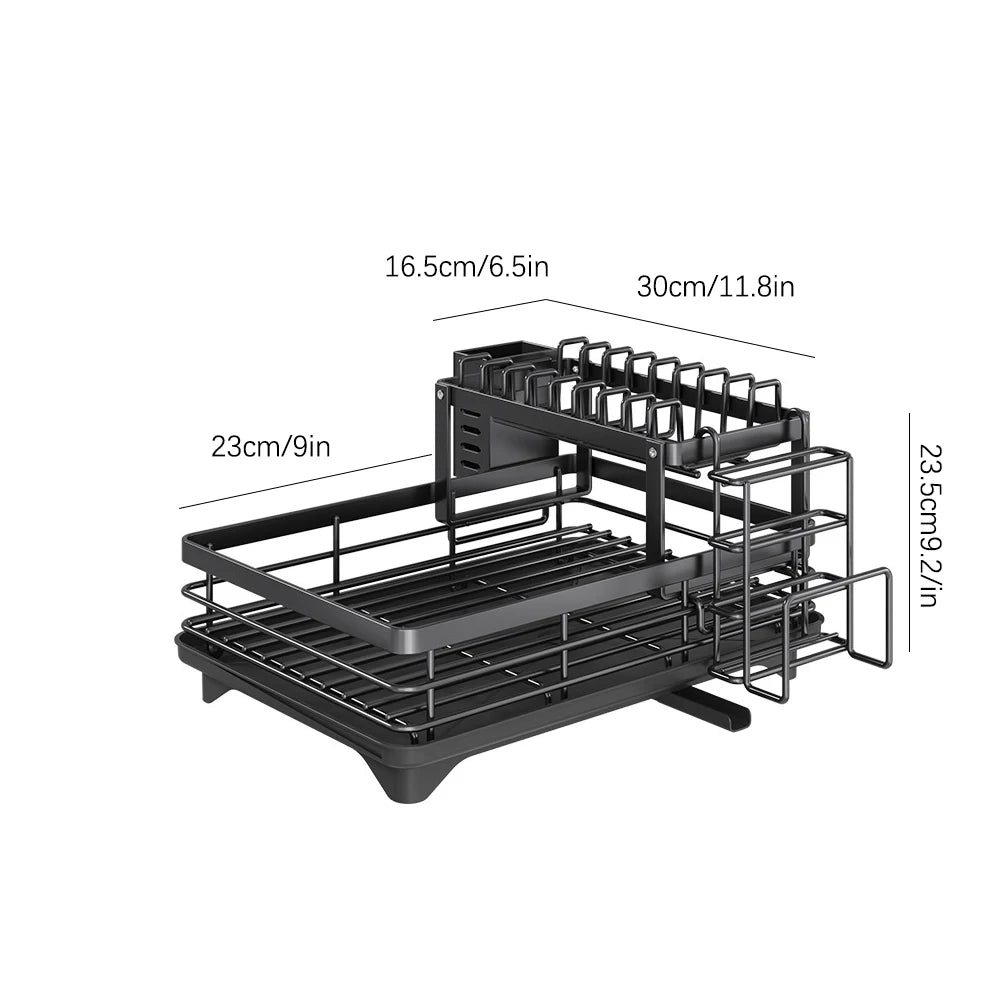 2-Tier Dish Rack Extra Large Dish Drying Rack