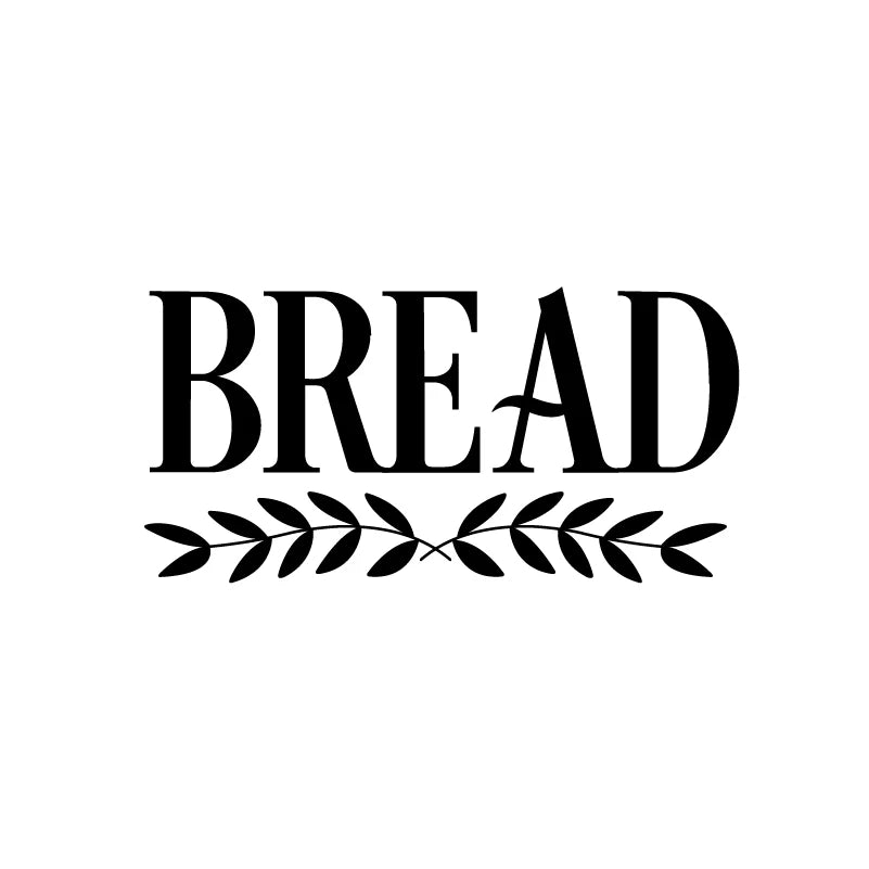 Bread Box Vinyl Sticker Bread Box Storage Label