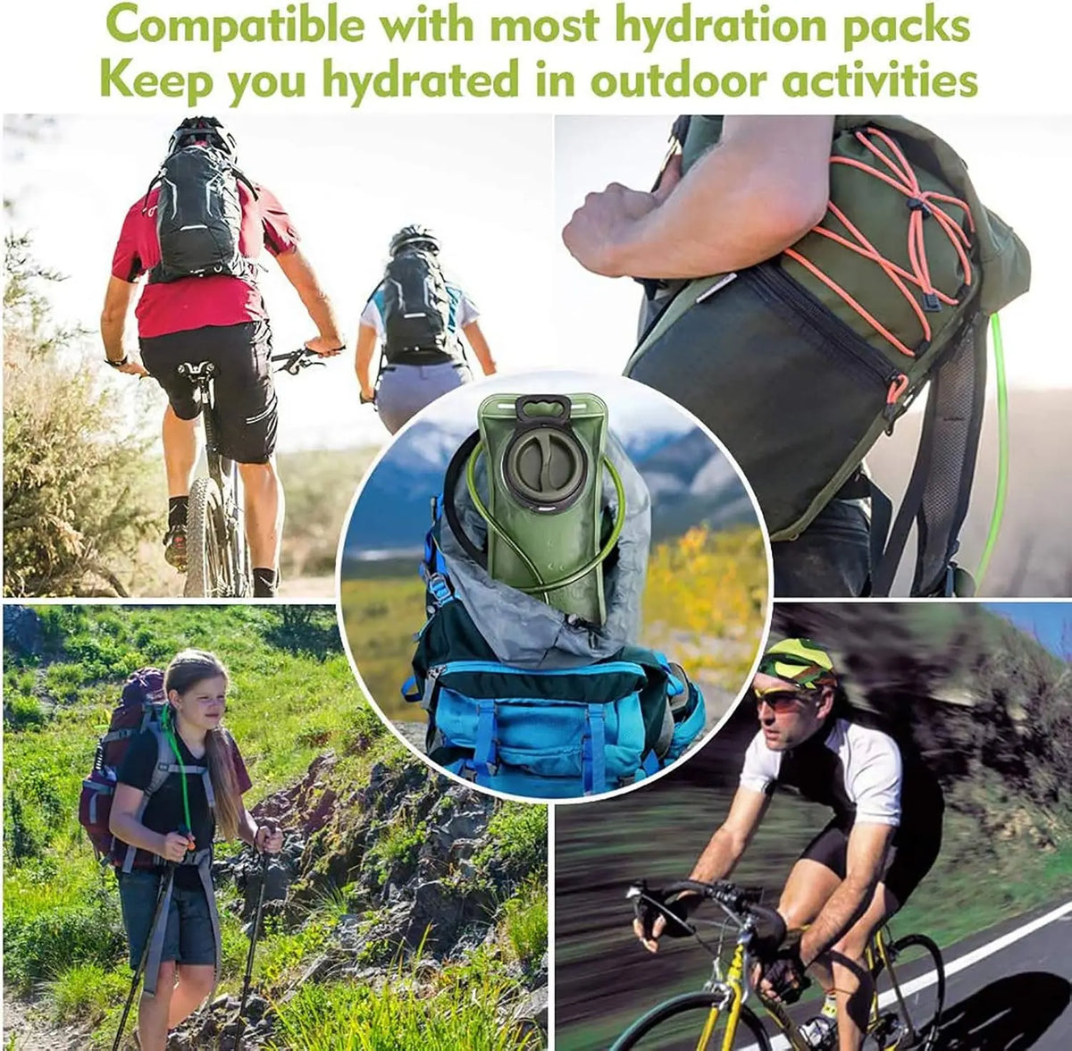 Hydration Bladder 2l Water Bladder Hiking Backpack Leak