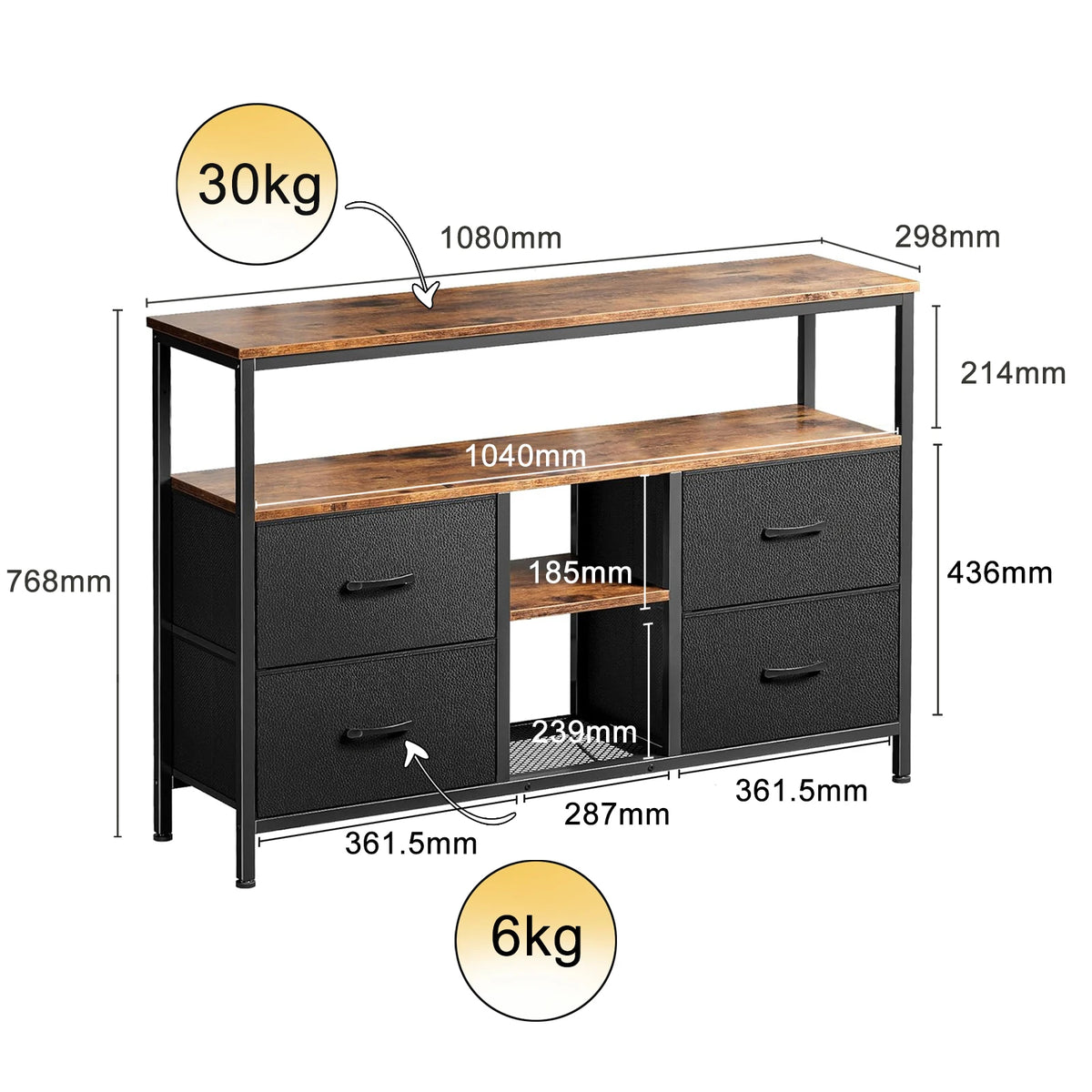 Tv Cabinet Storage Cabinet Led Lighting Chests Of