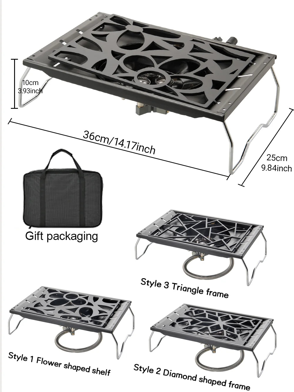 Pandatour Igt Outdoor Camping Stove High Firepower Folding