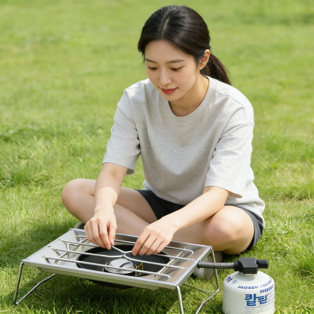 Pandatour Camping Igt Table Stove Windproof Stainless Steel