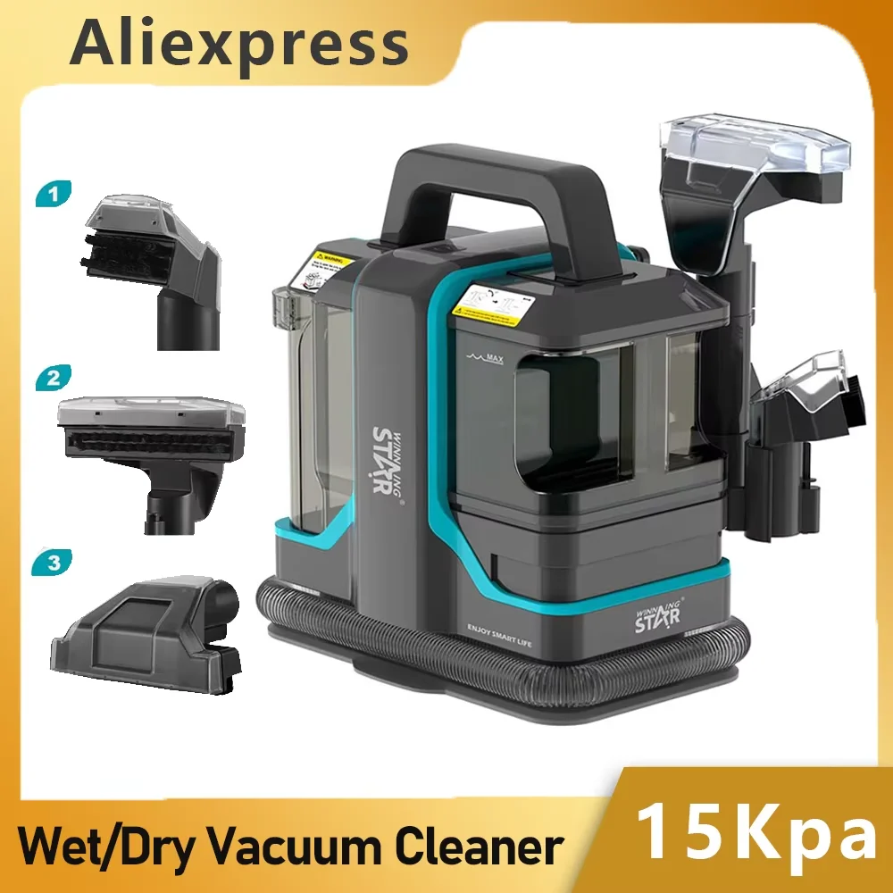 Wet Dry Vacuum Cleaner 15kpa Corded Sofa Carpet