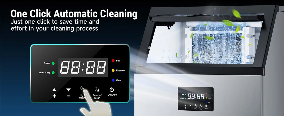 Commercial Ice Maker Machine Stainless Steel Under Counter