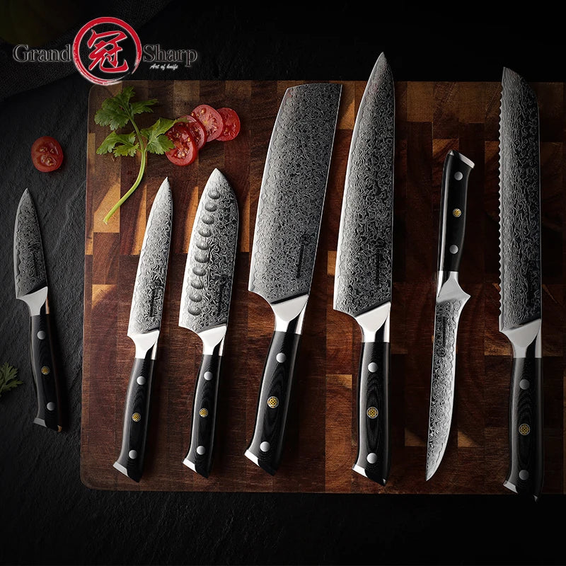 Damascus Chef Knife Japanese Damascus Steel Japanese Kiritsuke