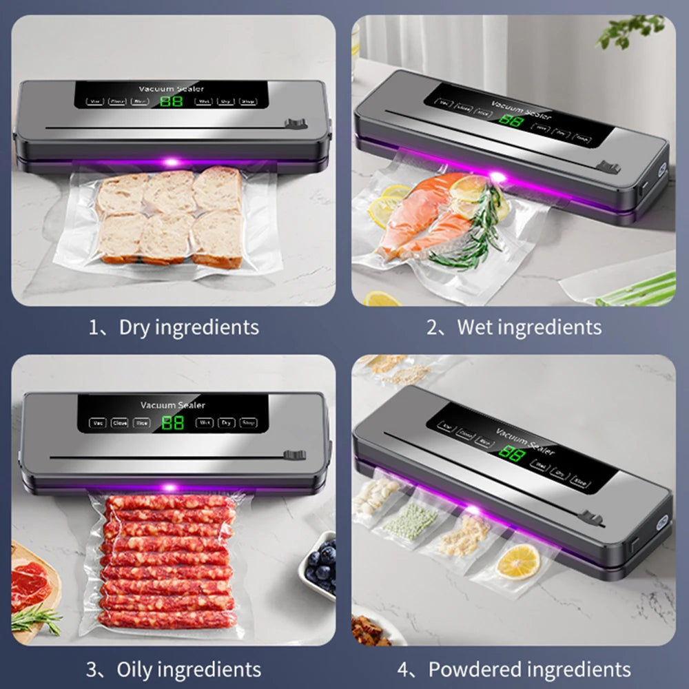 Vacuum Sealer Food Degasser Appliance Compressor Plastic Bag