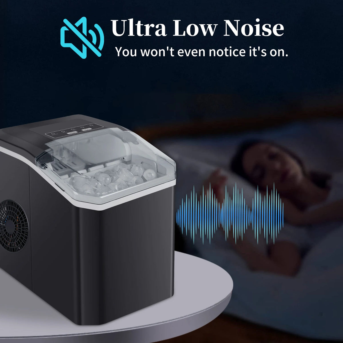 Automatic Ice Maker Mini Ice Machine Led Control