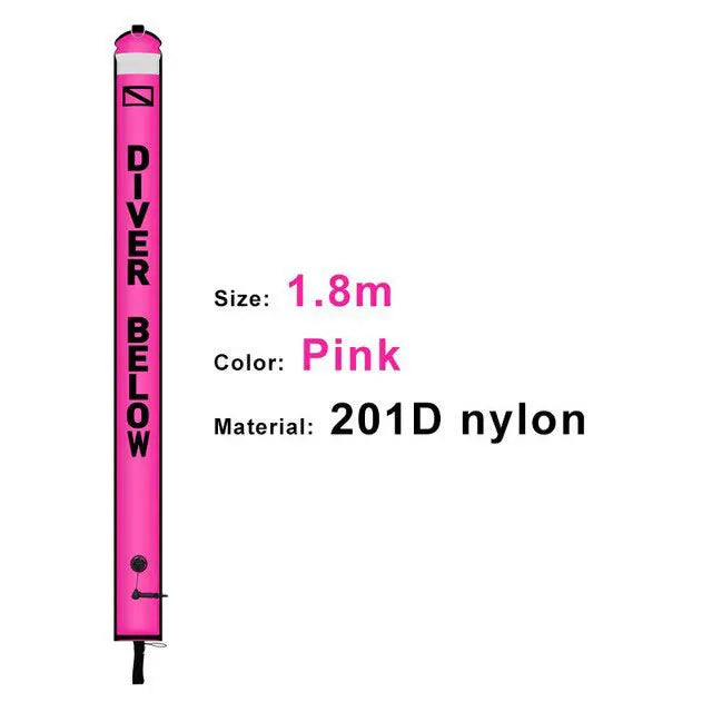 2m/1 5m/1 8m Scuba Diving Colored Buoy -