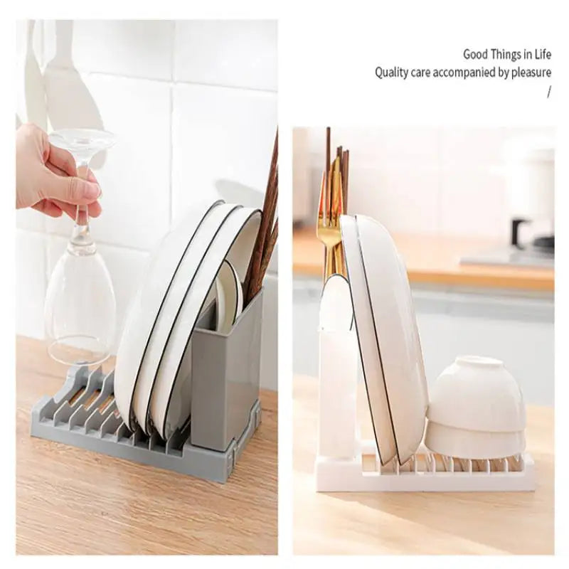 Dish Drying Rack Sink Multipurpose Cutlery Holder Hanging
