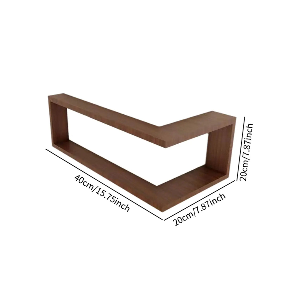90 Degree Corner Wall Shelf Suspended Wall Decoration