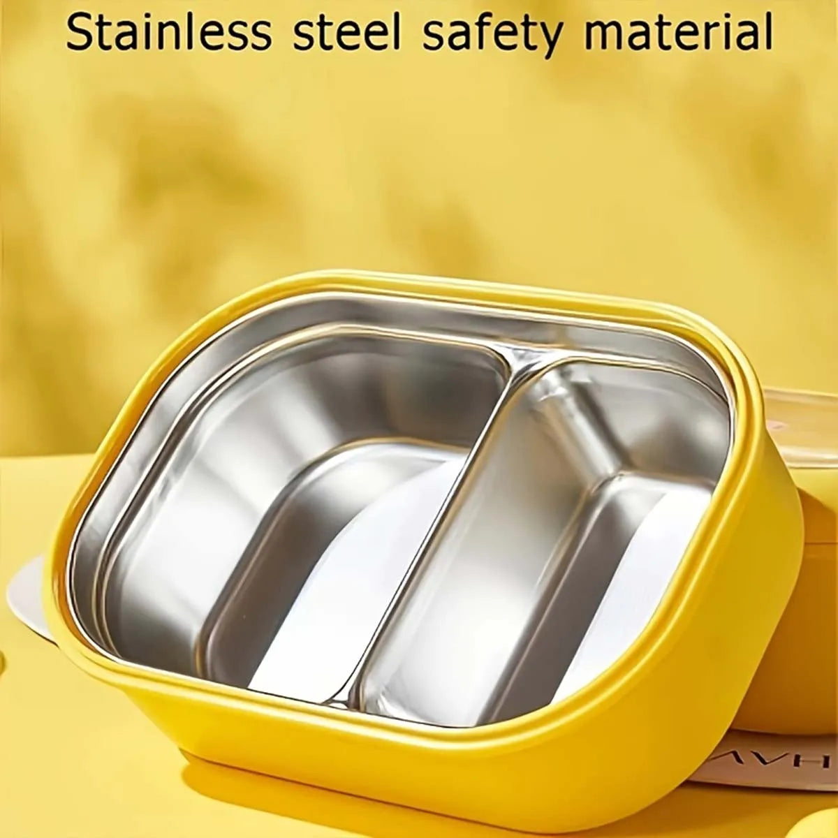 Cartoon Stainless Steel Lunch Box Reusable Leakproof Bento