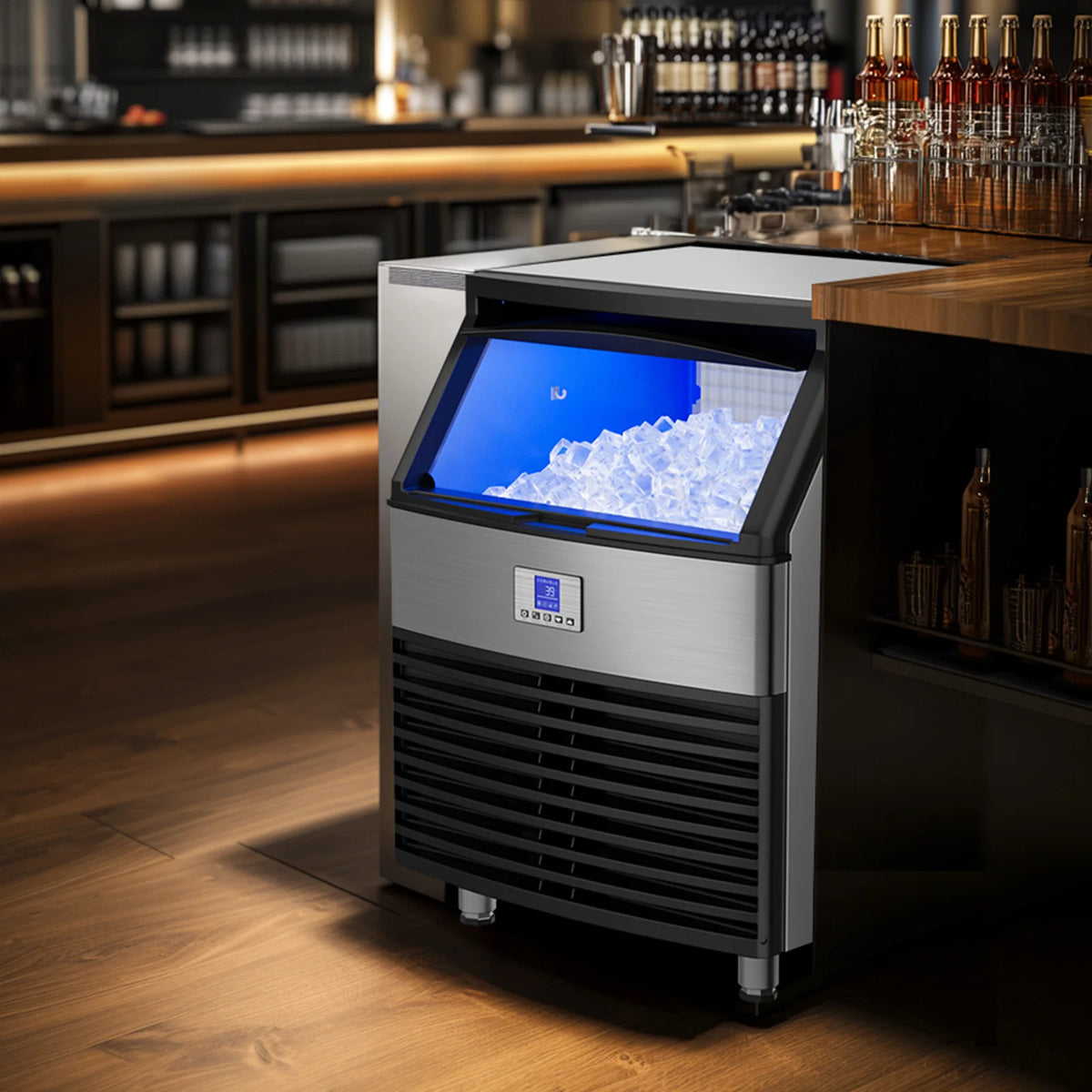 Commercial Ice Maker 450lbs/24h Ice Machine Commercial 120