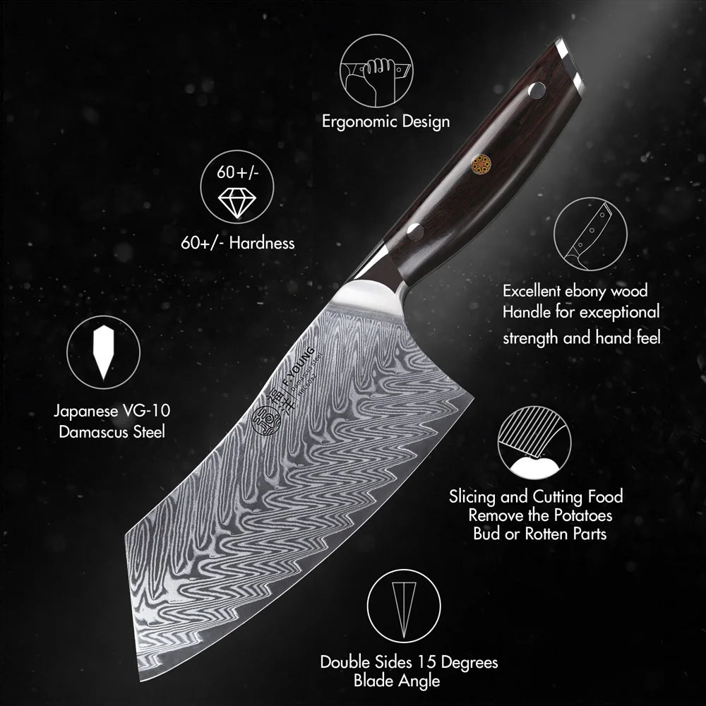 Young Professional Knife 67 Layers Damascus Steel Chef