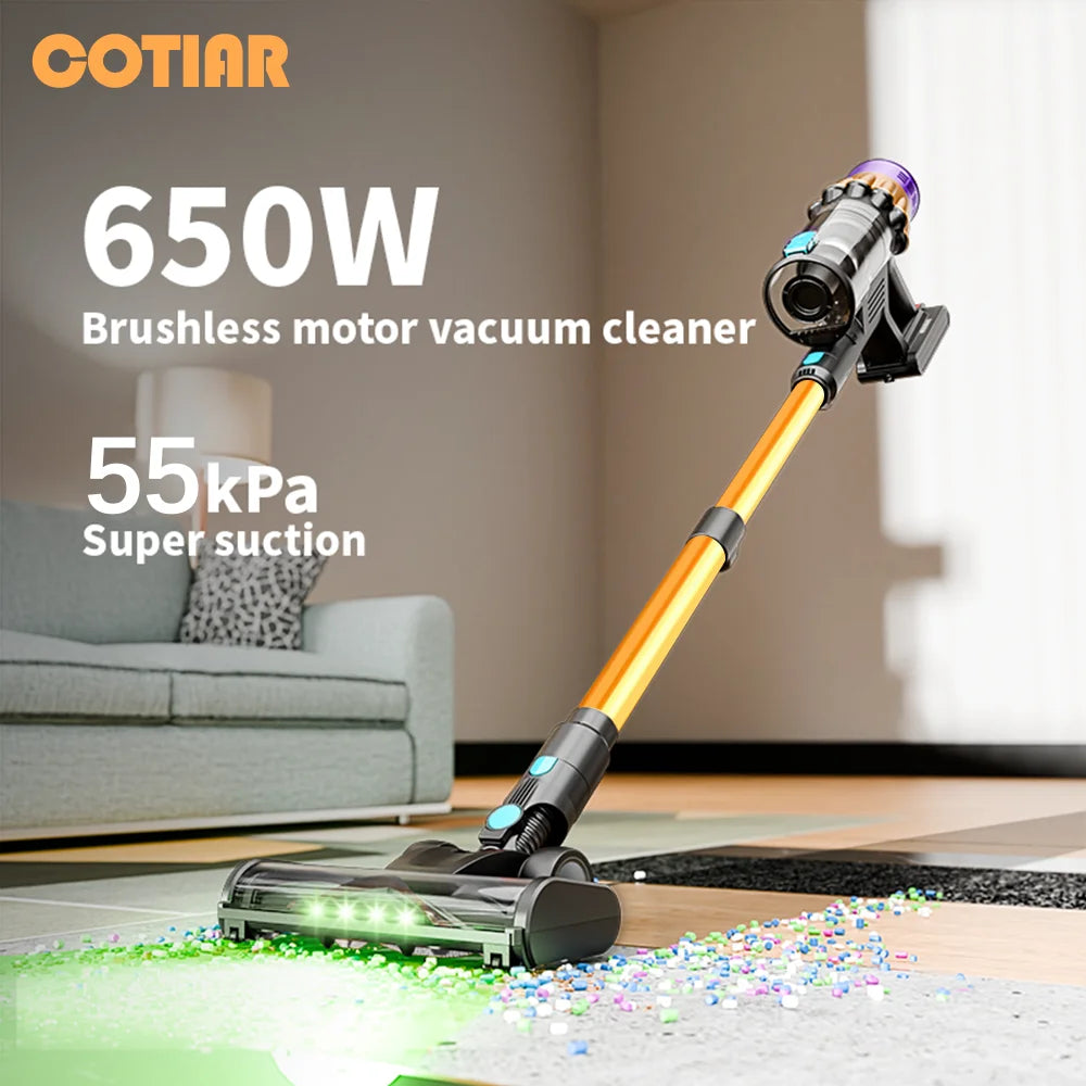 Cotiar V22 Cordless Vacuum Cleaner 650w 55000pa Appliance