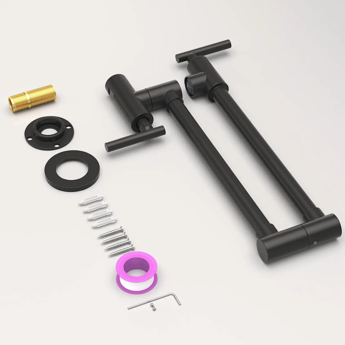 Pot Filler Faucet Wall Mount Stove Faucet Brass