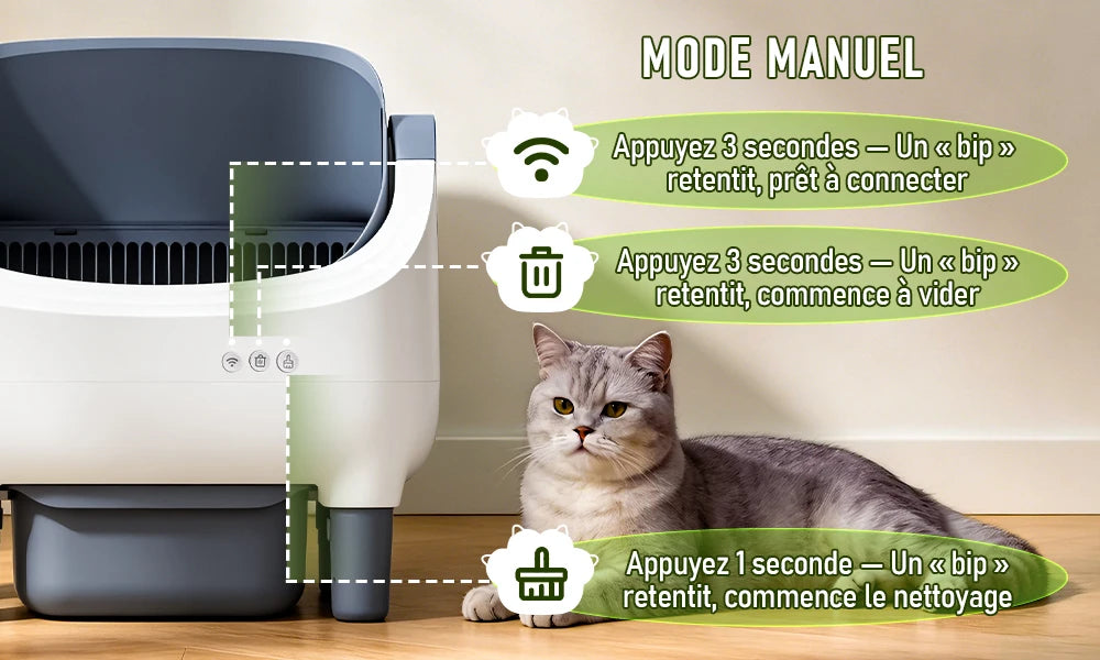 76l 11l Fully Automatic Self-Cleaning Cat Litter Box