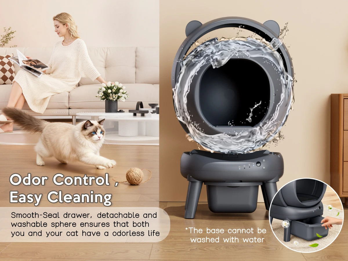Cumridge Self-Cleaning Litter Box Is High-Performance Hygienic
