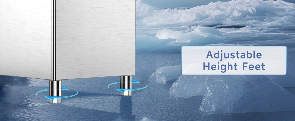 Commercial 580lbs/24h Ice Maker Machine Ice Ready In
