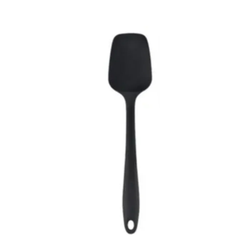 Black Silicone Spoons Cable Silicone Utensils Items