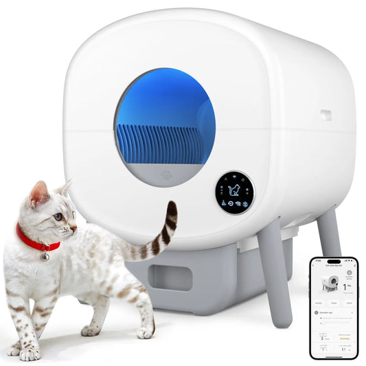 Fumoi Smart Self Cleaning Cat Litter Box Large