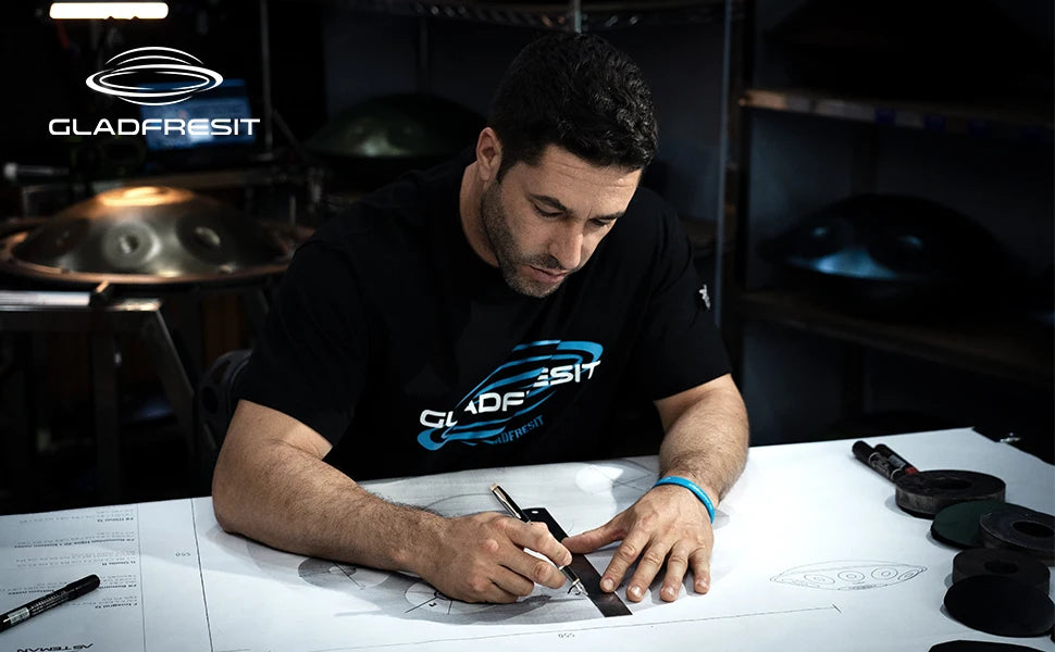 Handpan Drum 9notes 18 Inches In Minor Comes