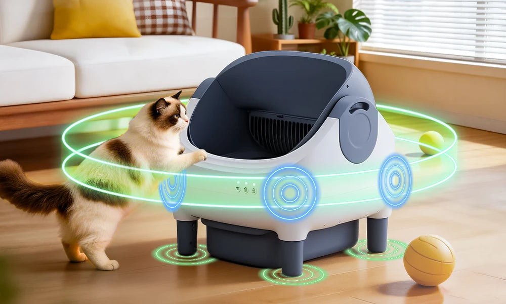 76l 11l Fully Automatic Self-Cleaning Cat Litter Box