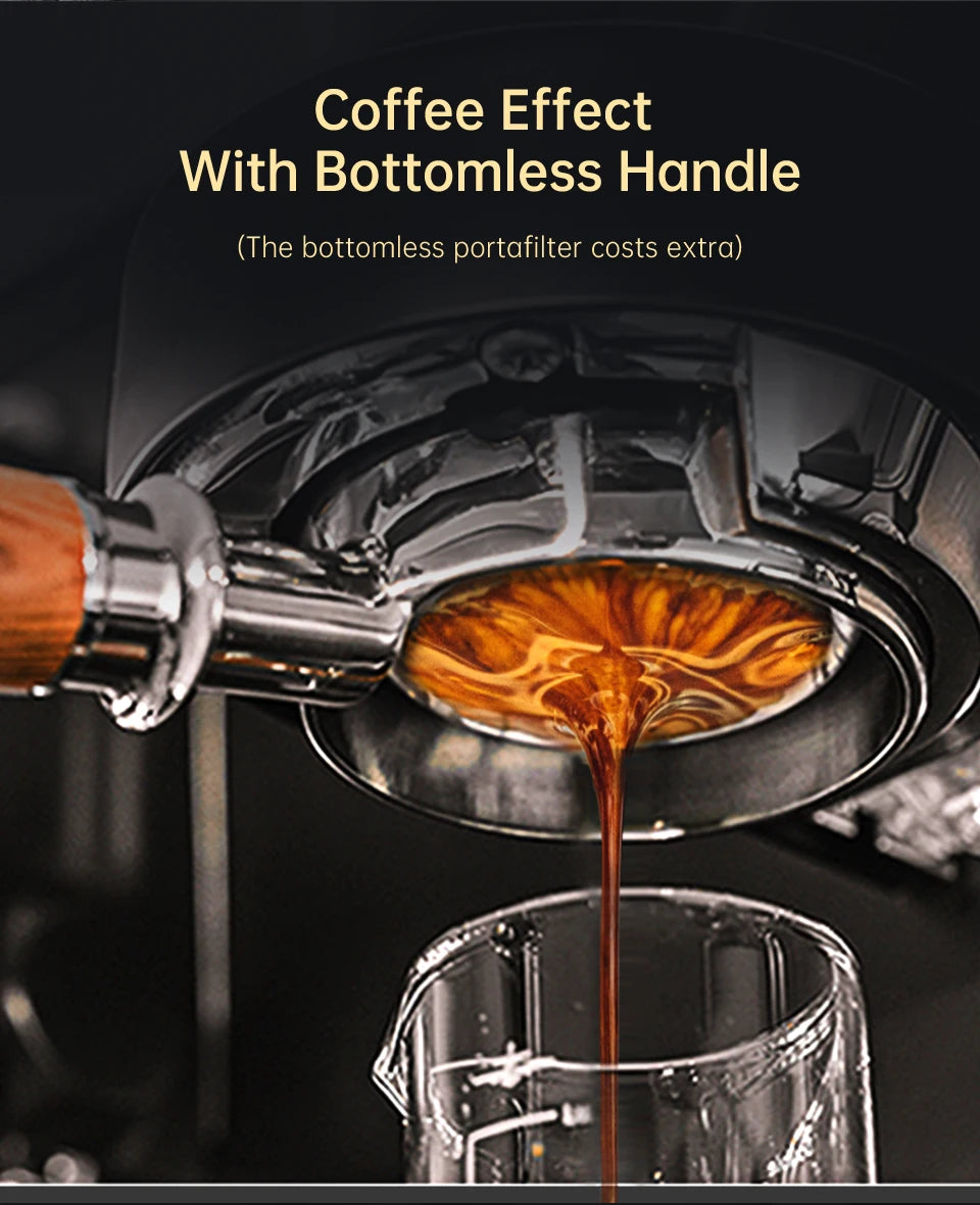 Hibrew Coffee Maker Cafetera 20 Bar Inox Semi