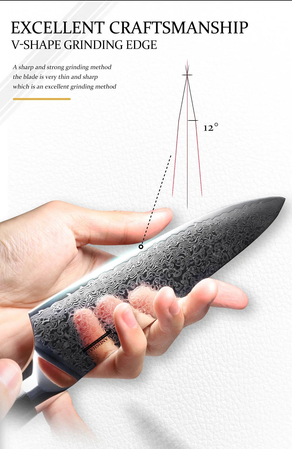 Damascus Chef Knife Japanese Damascus Steel Japanese Kiritsuke
